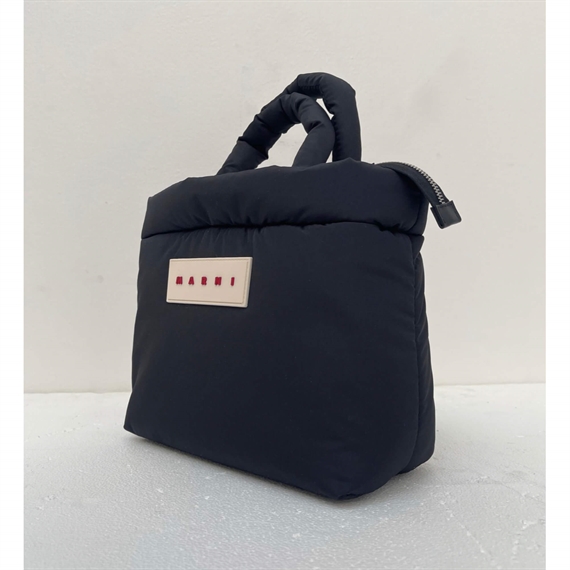 Marni Puff Tote, Sort